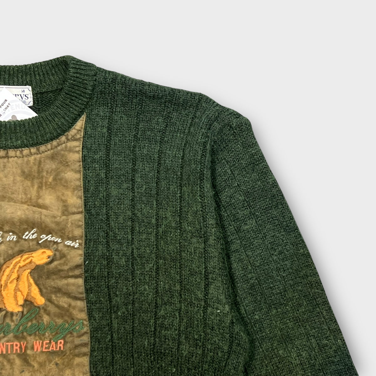 Pull Burberrys 90's Vert - S