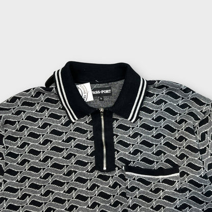 Polo Pass-Port Gris - L