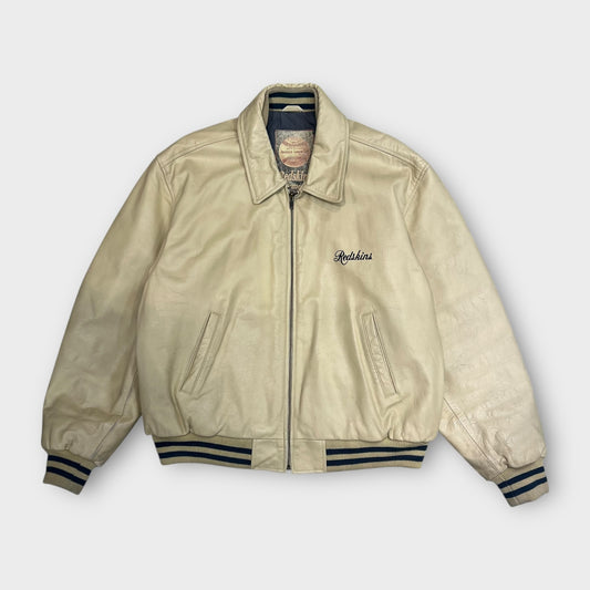 Veste Cuir Redskins Beige - XL