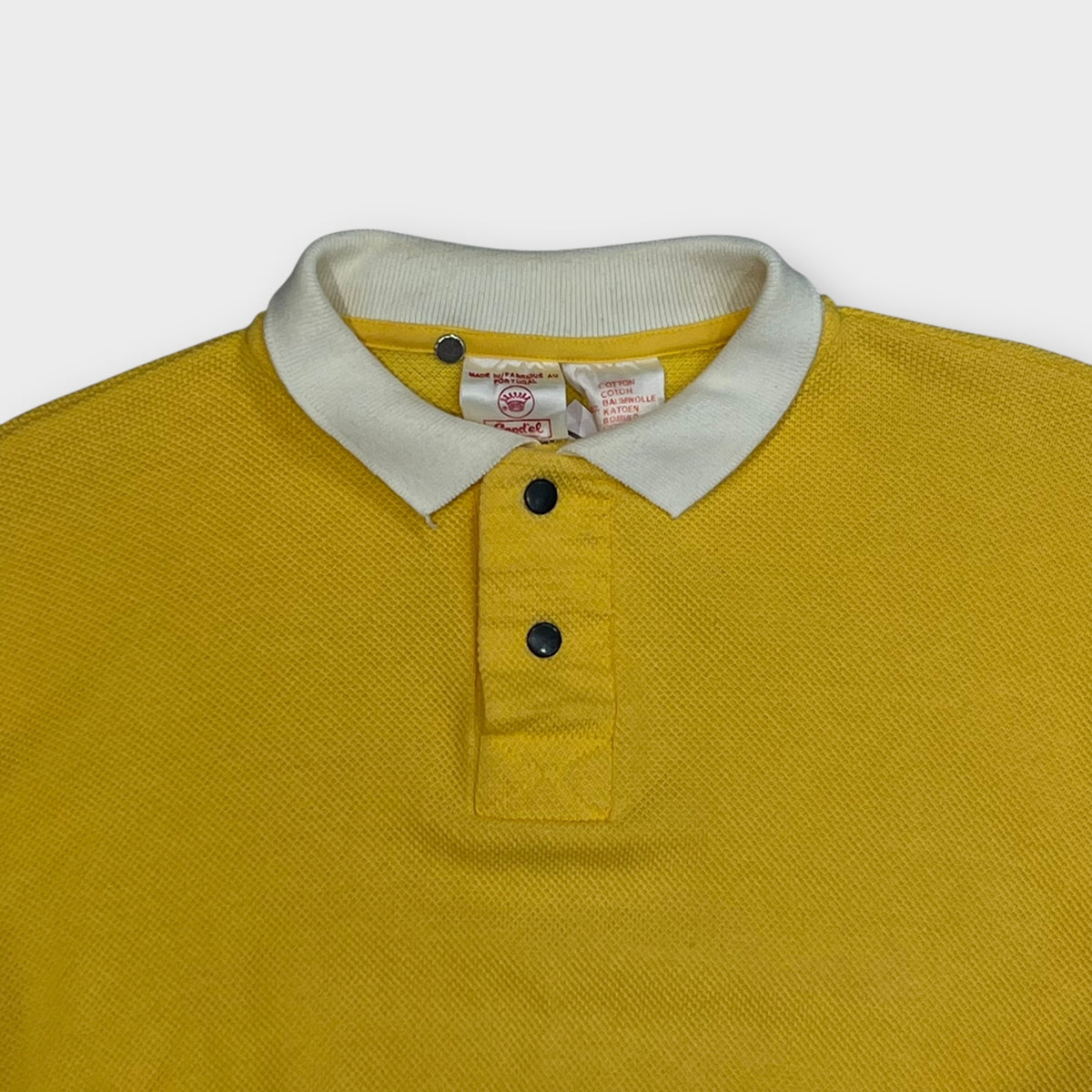 Polo Manche Longue Vintage Jaune - M