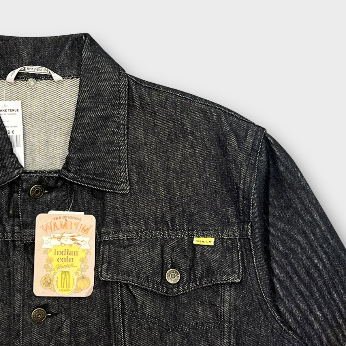 Veste Jean Deadstock Made in Italy Noir - L