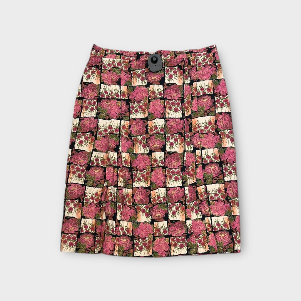 Jupe Vintage À Fleur Rose - FR38