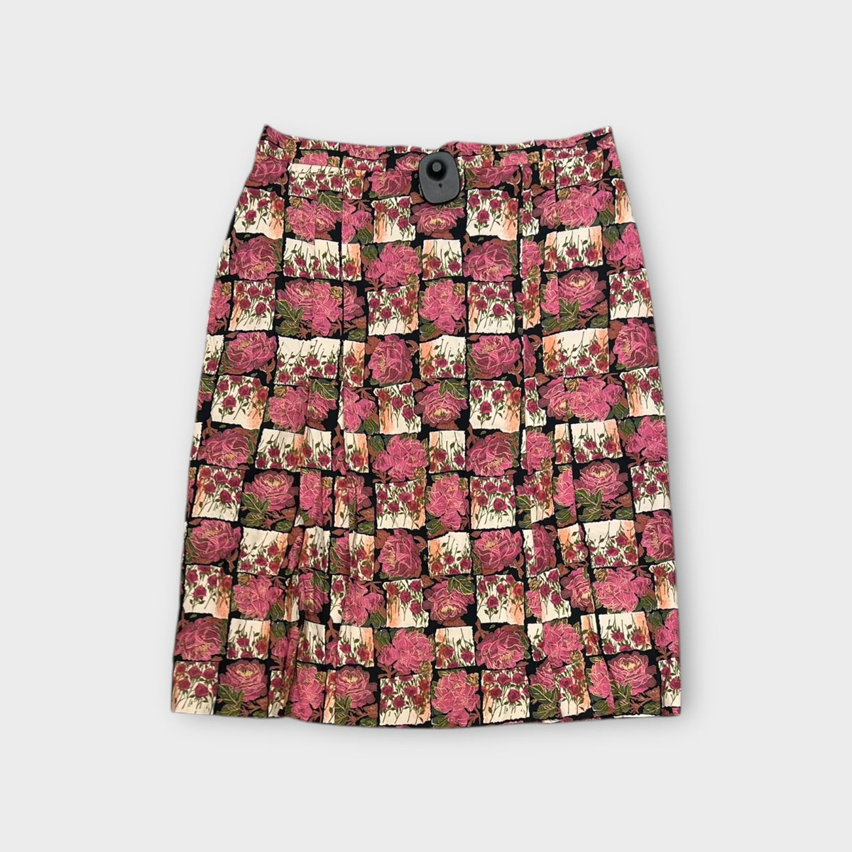 Jupe Vintage À Fleur Rose - FR38