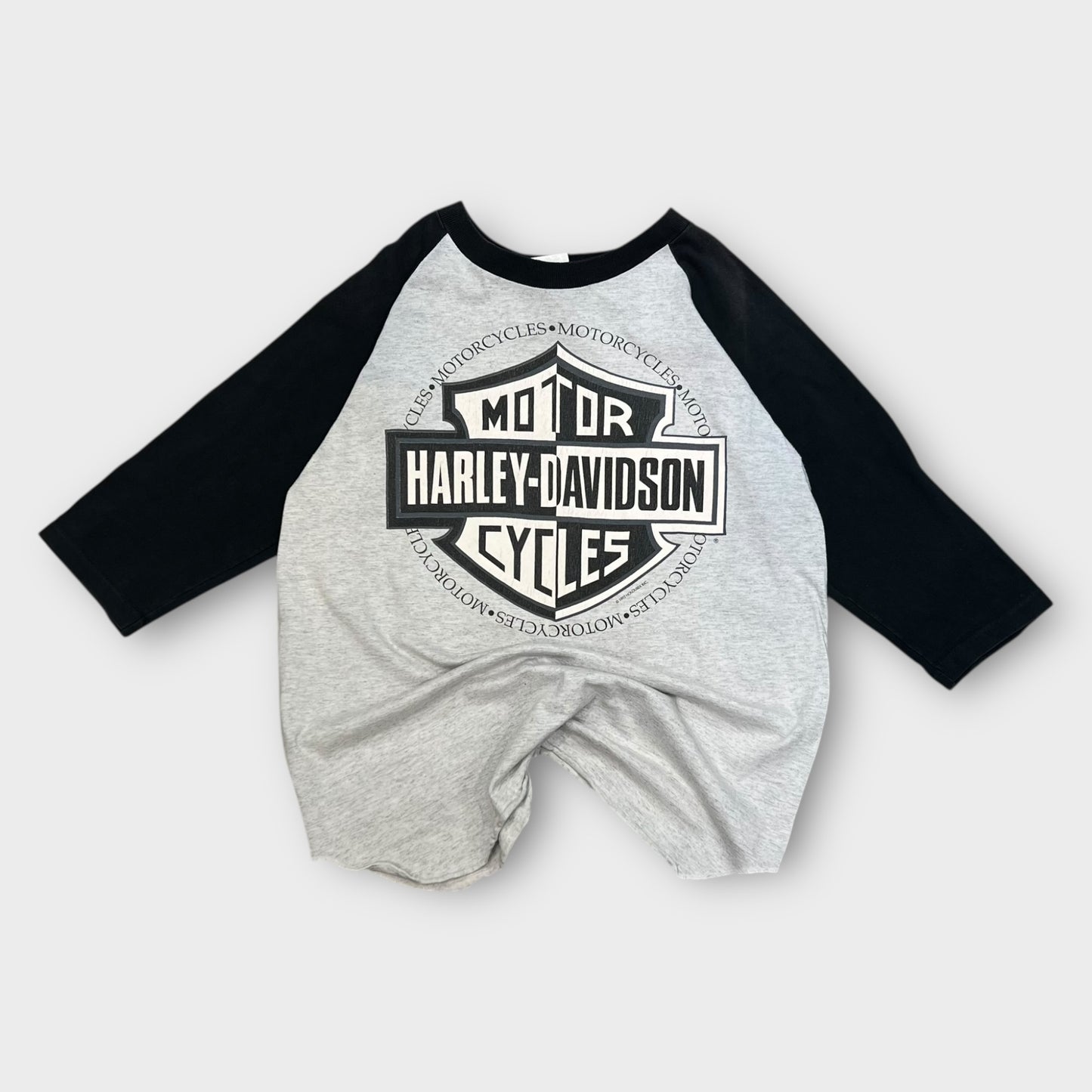 T-Shirt 3/4 Harley-Davidson 1992 Gris - L