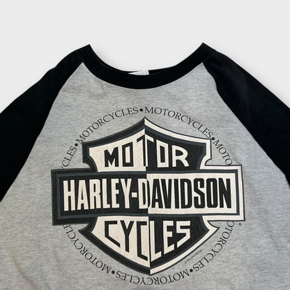 T-Shirt 3/4 Harley-Davidson 1992 Gris - L