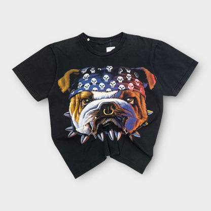 T-shirt Vintage Graphic Noir - L