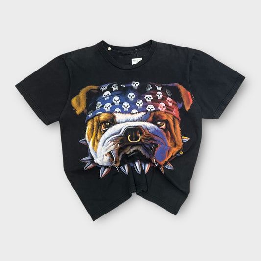 T-shirt Vintage Graphic Noir - L
