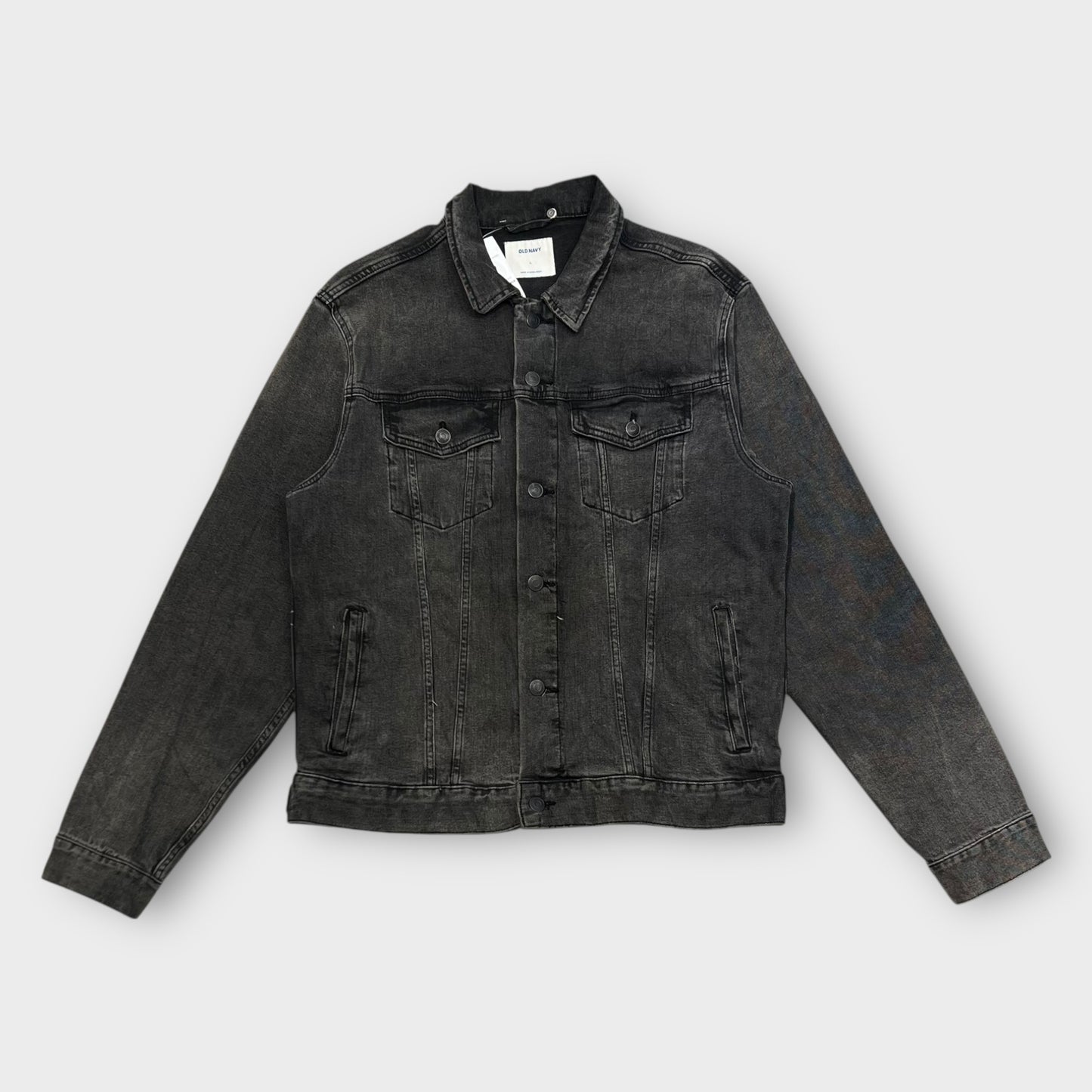 Veste Jean Vintage Noir - L