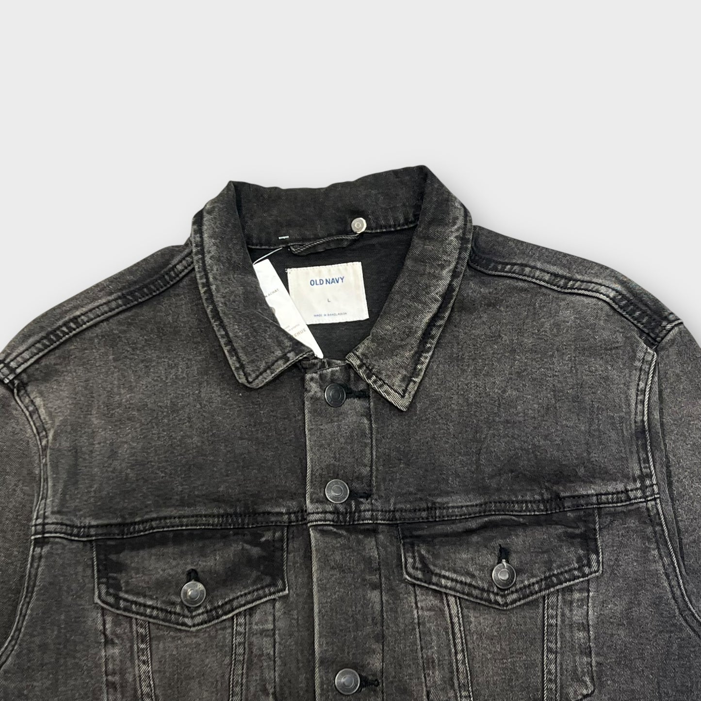 Veste Jean Vintage Noir - L