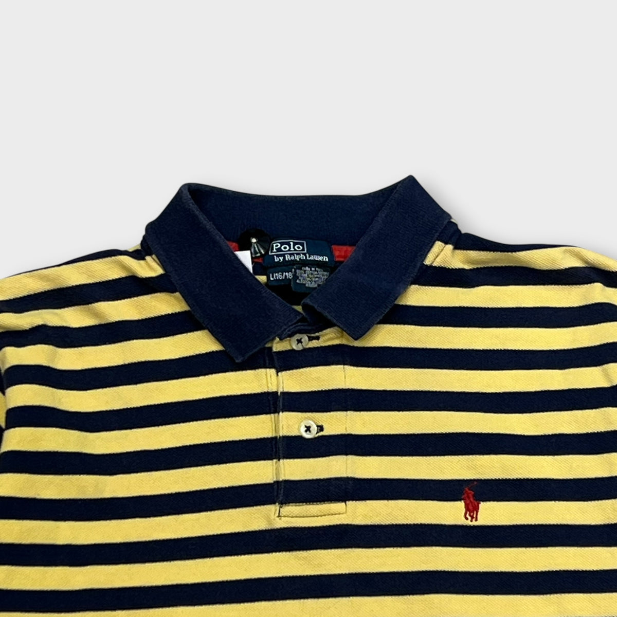 Polo Ralph Lauren Rayé Bleu/Jaune - S