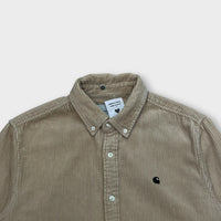 Chemise Carhartt Velours Côtelé Beige - S