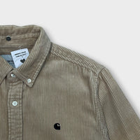 Chemise Carhartt Velours Côtelé Beige - S