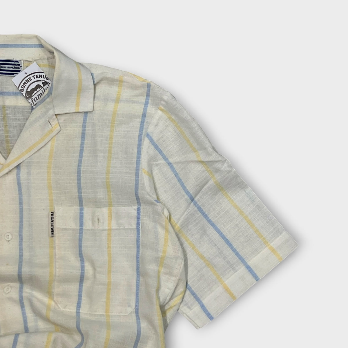 Chemise Manche Courte Vintage Blanc - M