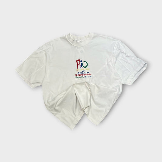 T-shirt Vintage Blanc - L