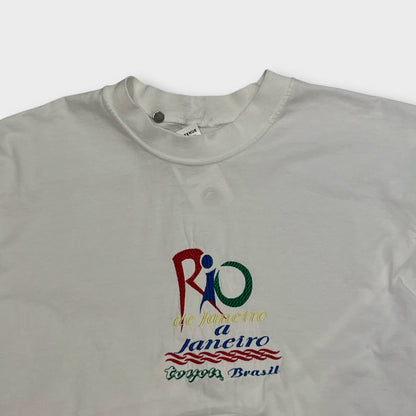 T-shirt Vintage Blanc - L