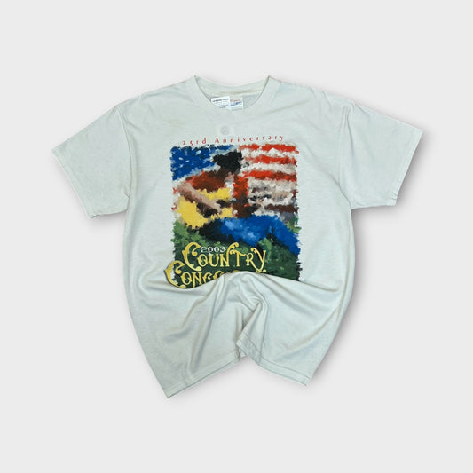 T-shirt US Vintage Blanc - M