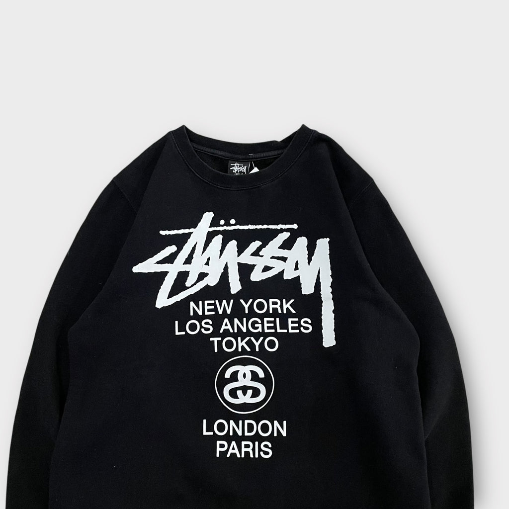 Sweat Stussy WorldTour noir - L