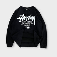 Sweat Stussy WorldTour noir - L