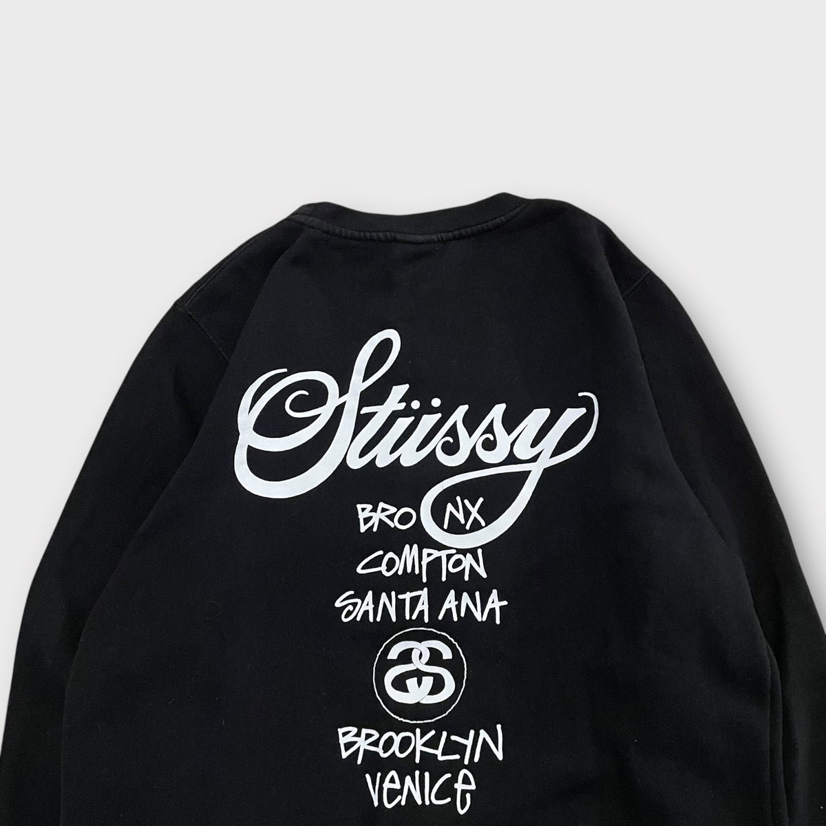 Sweat Stussy WorldTour noir - L
