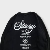 Sweat Stussy WorldTour noir - L