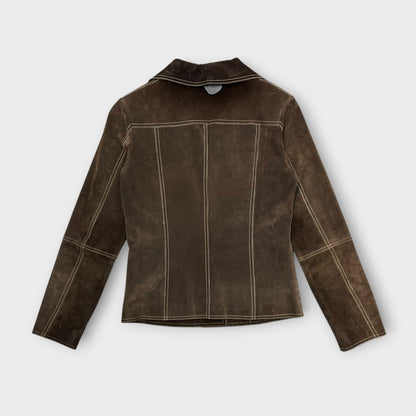 Blazer Vintage Daim Marron - S