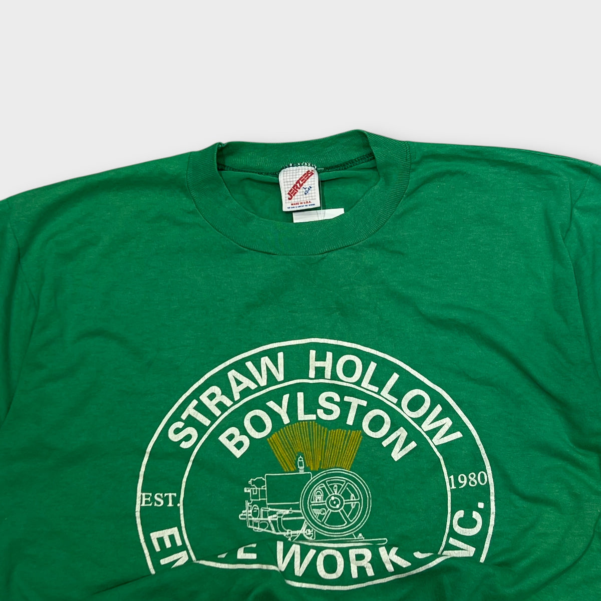 T-shirt Vintage Single Stitch Vert - L