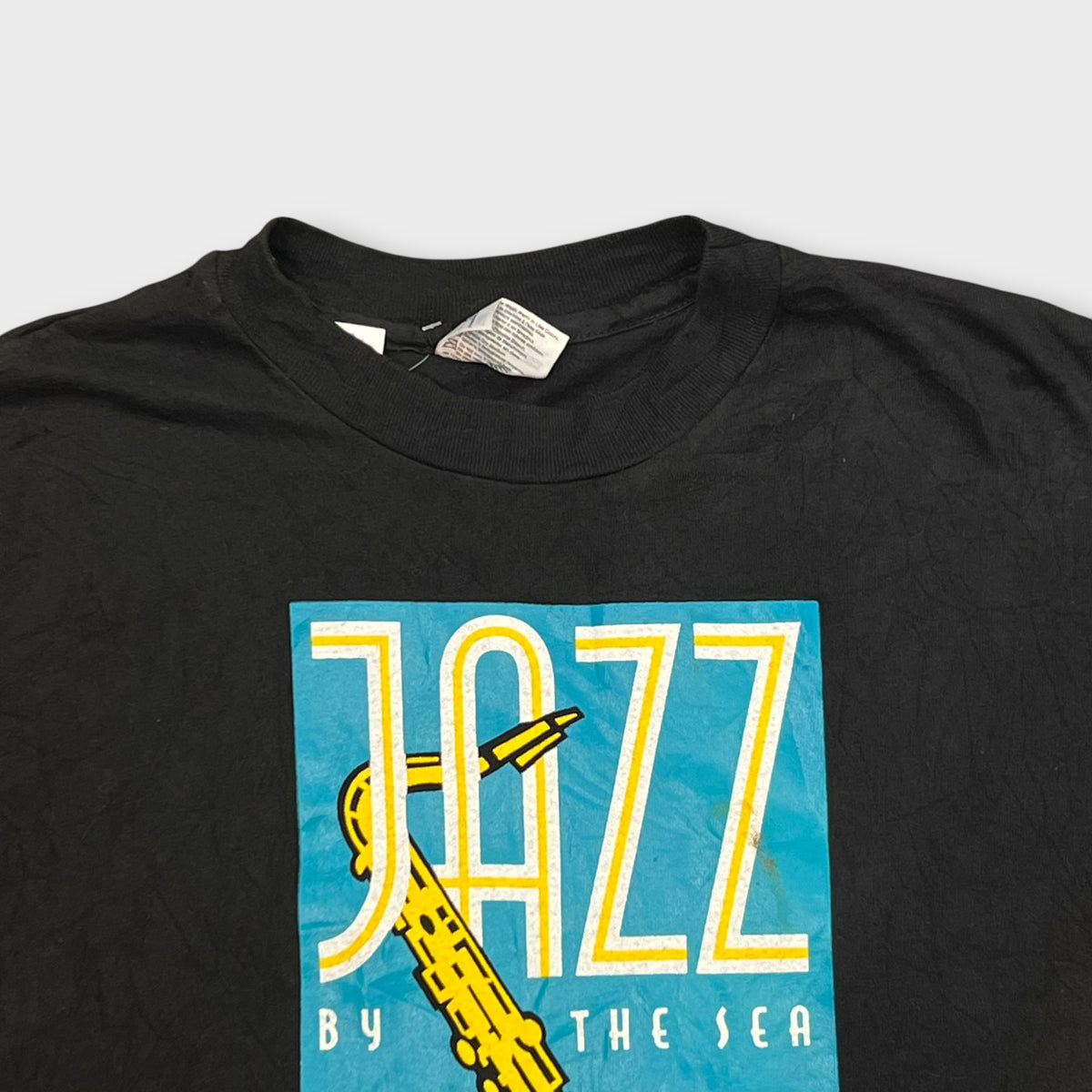 T-shirt Vintage Single Stitch Noir - L