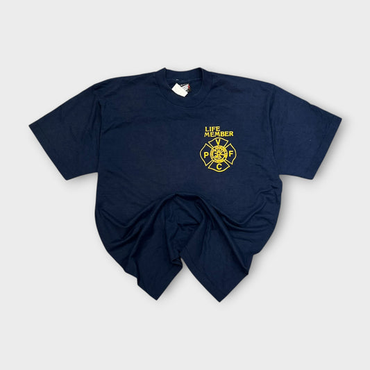 T-shirt Vintage Single Stitch Navy - XL