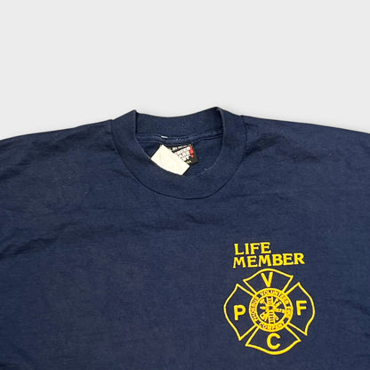 T-shirt Vintage Single Stitch Navy - XL