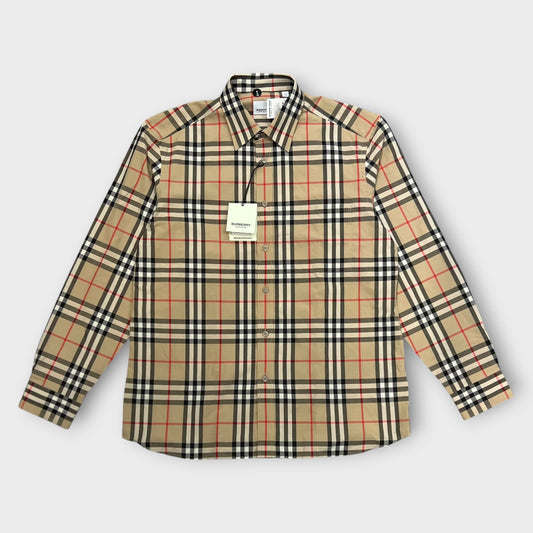 Chemise Deadstock Burberry Nova Check Beige - XL
