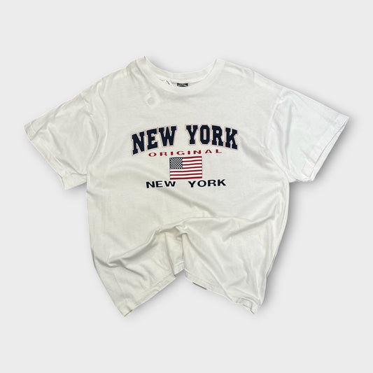 T-shirt Vintage Blanc - L