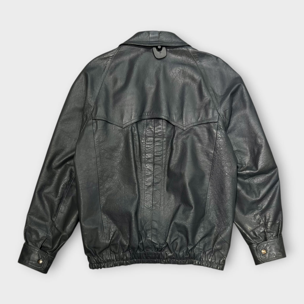 Veste Cuir Gris - L
