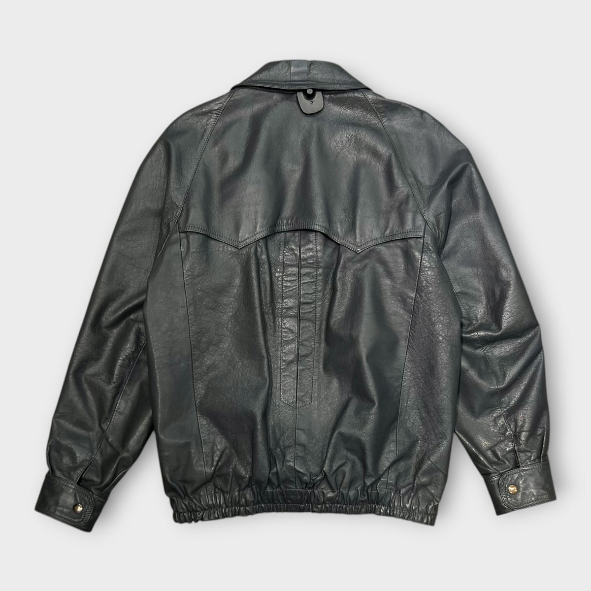 Veste Cuir Gris - L
