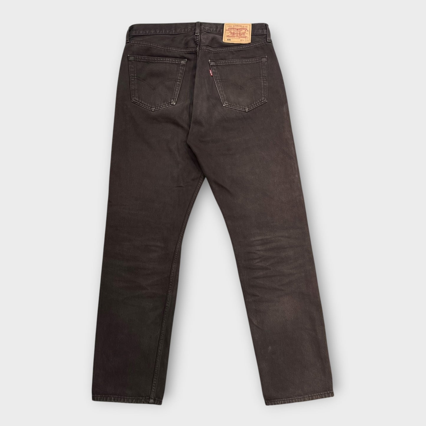 Jeans Levi's 501 90's W34 L32 Made in France Marron - FR44