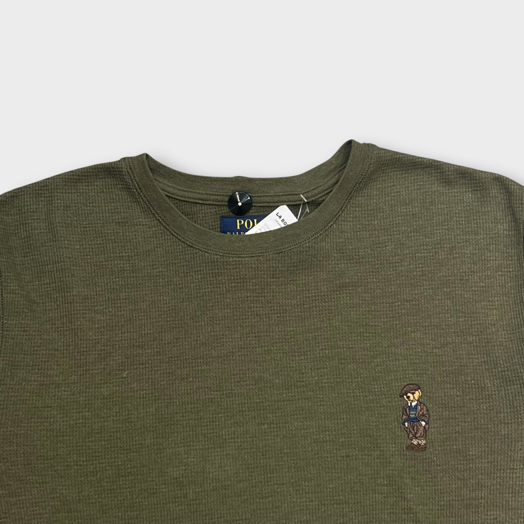 Pull Thermal Bear Ralph Lauren Vert - M