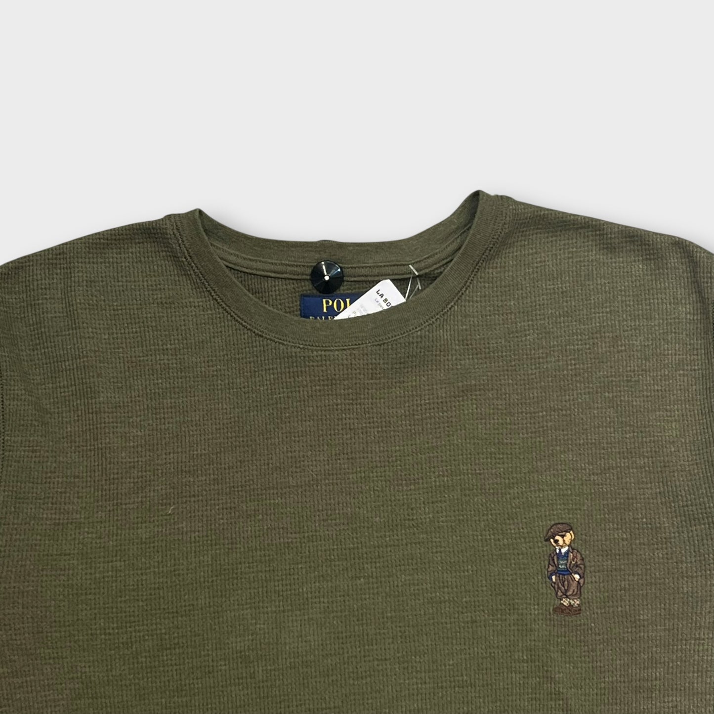 Pull Thermal Bear Ralph Lauren Vert - M