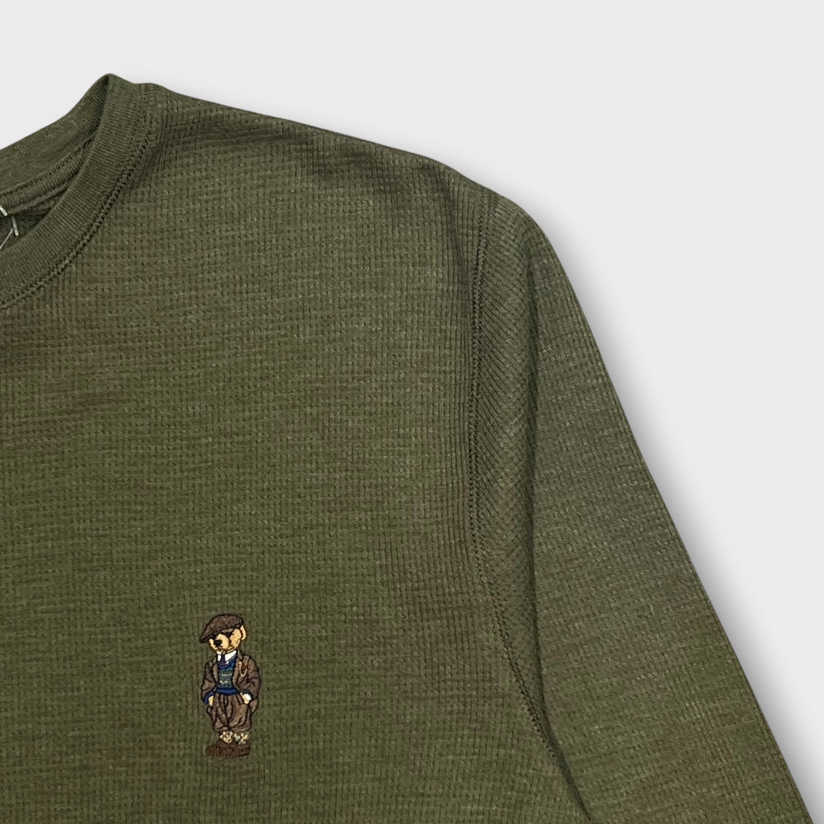 Pull Thermal Bear Ralph Lauren Vert - M