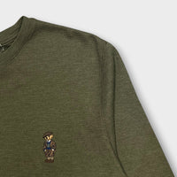 Pull Thermal Bear Ralph Lauren Vert - M
