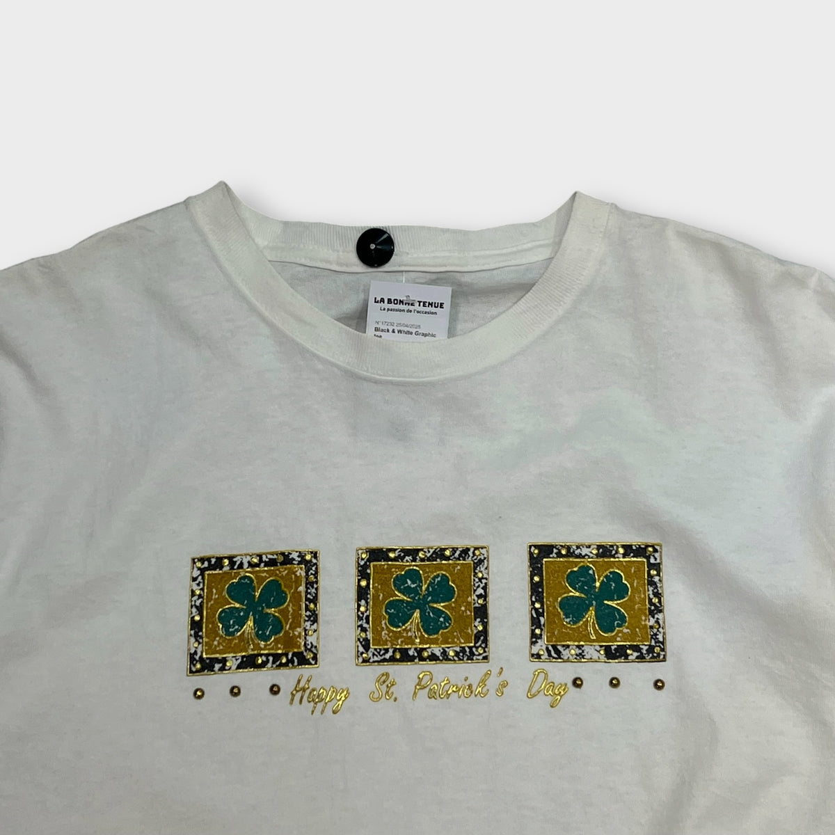 T-shirt Vintage Blanc - M