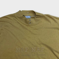 T-shirt Manche Longue Naf Naf Vintage Jaune - L
