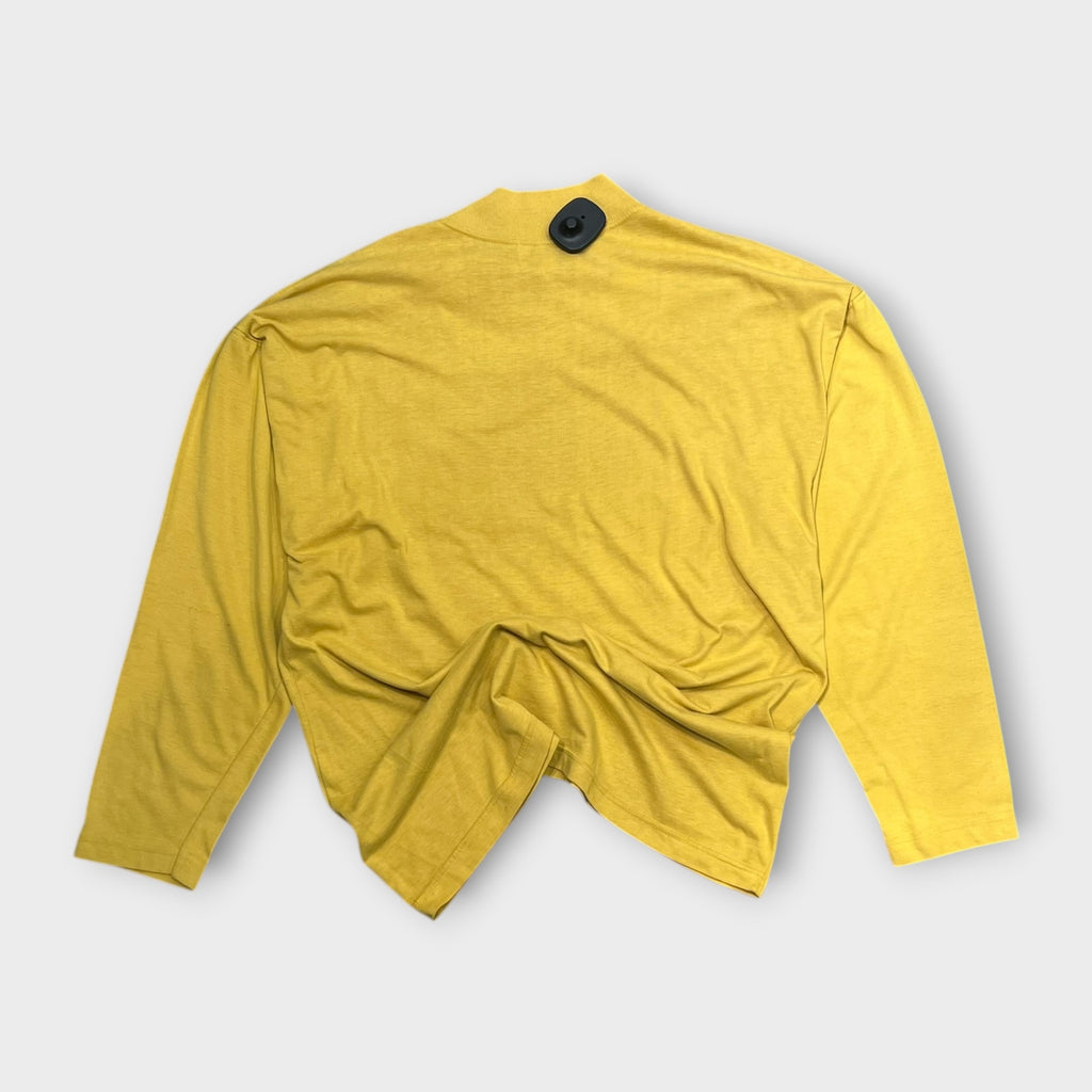T-shirt Manche Longue Naf Naf Vintage Jaune - L