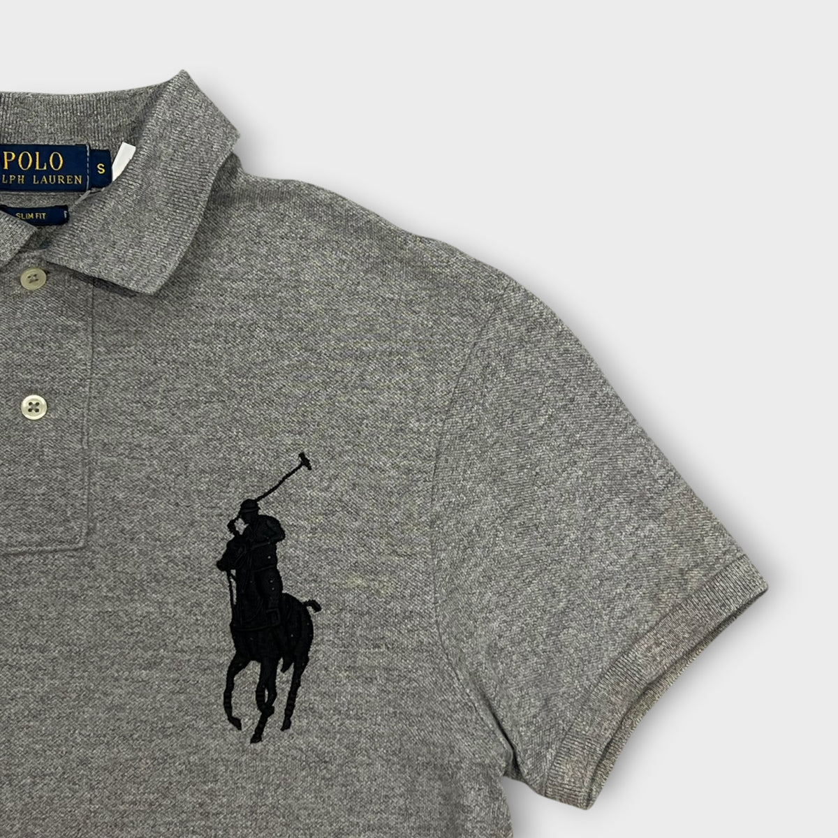 Polo Ralph Lauren Big Logo Gris - S