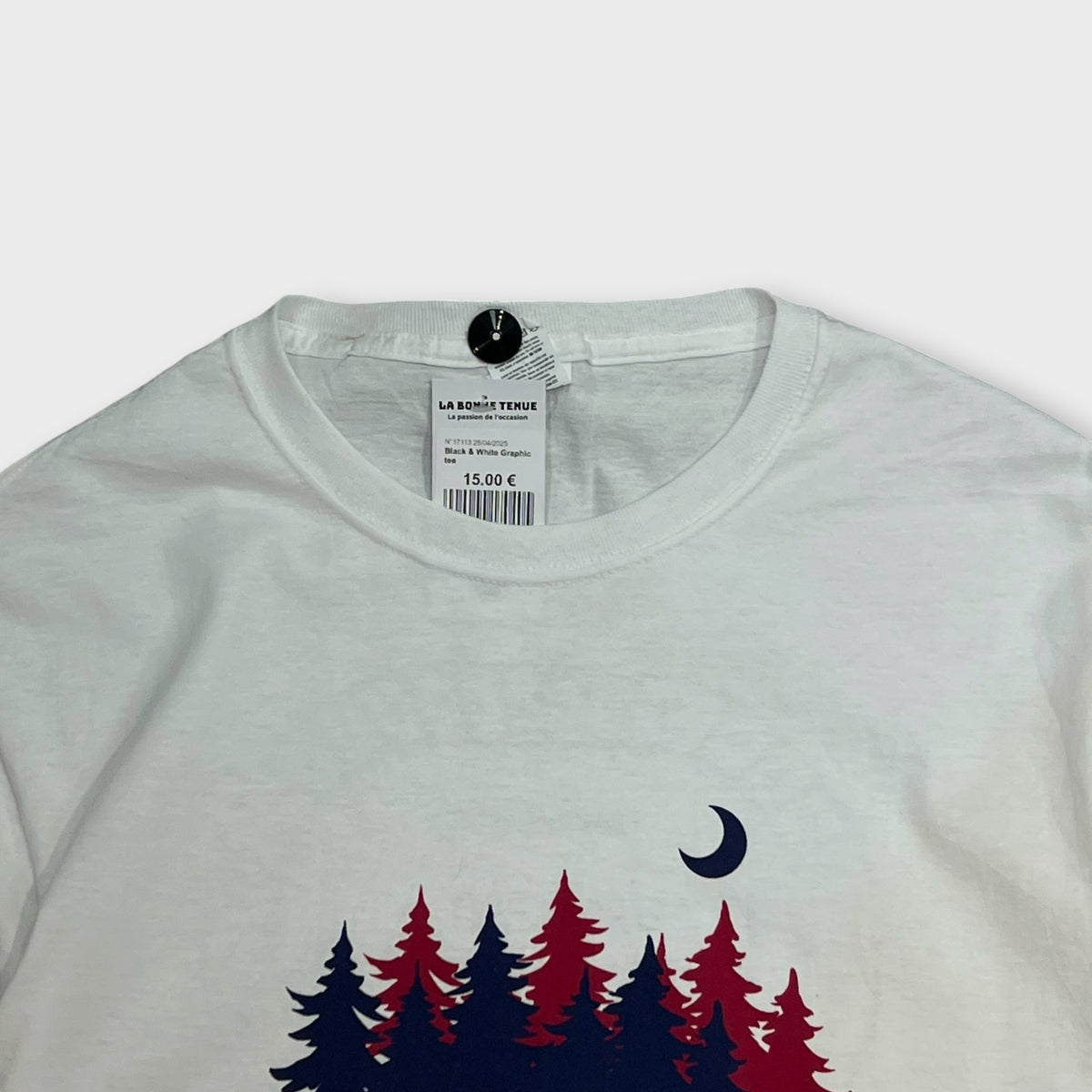 T-shirt Vintage Blanc - L