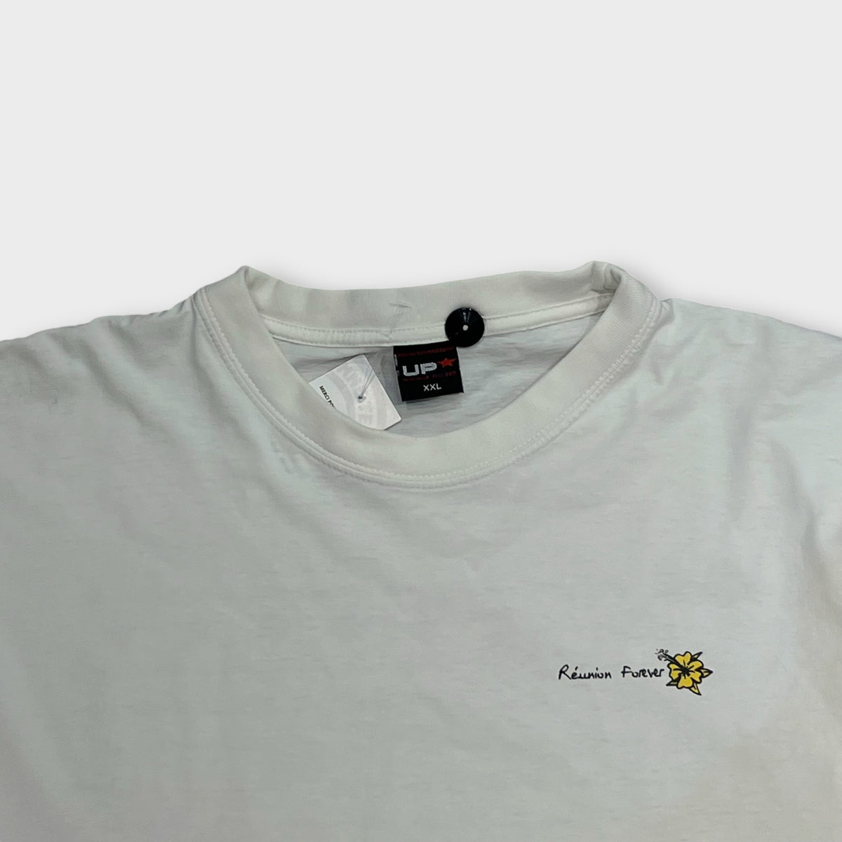 T-shirt Vintage Blanc - XXL (Fit XL)