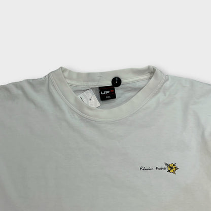 T-shirt Vintage Blanc - XXL (Fit XL)
