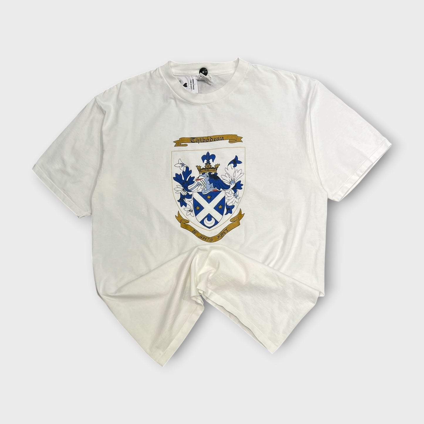 T-shirt Vintage Single Stitch Blanc - XL