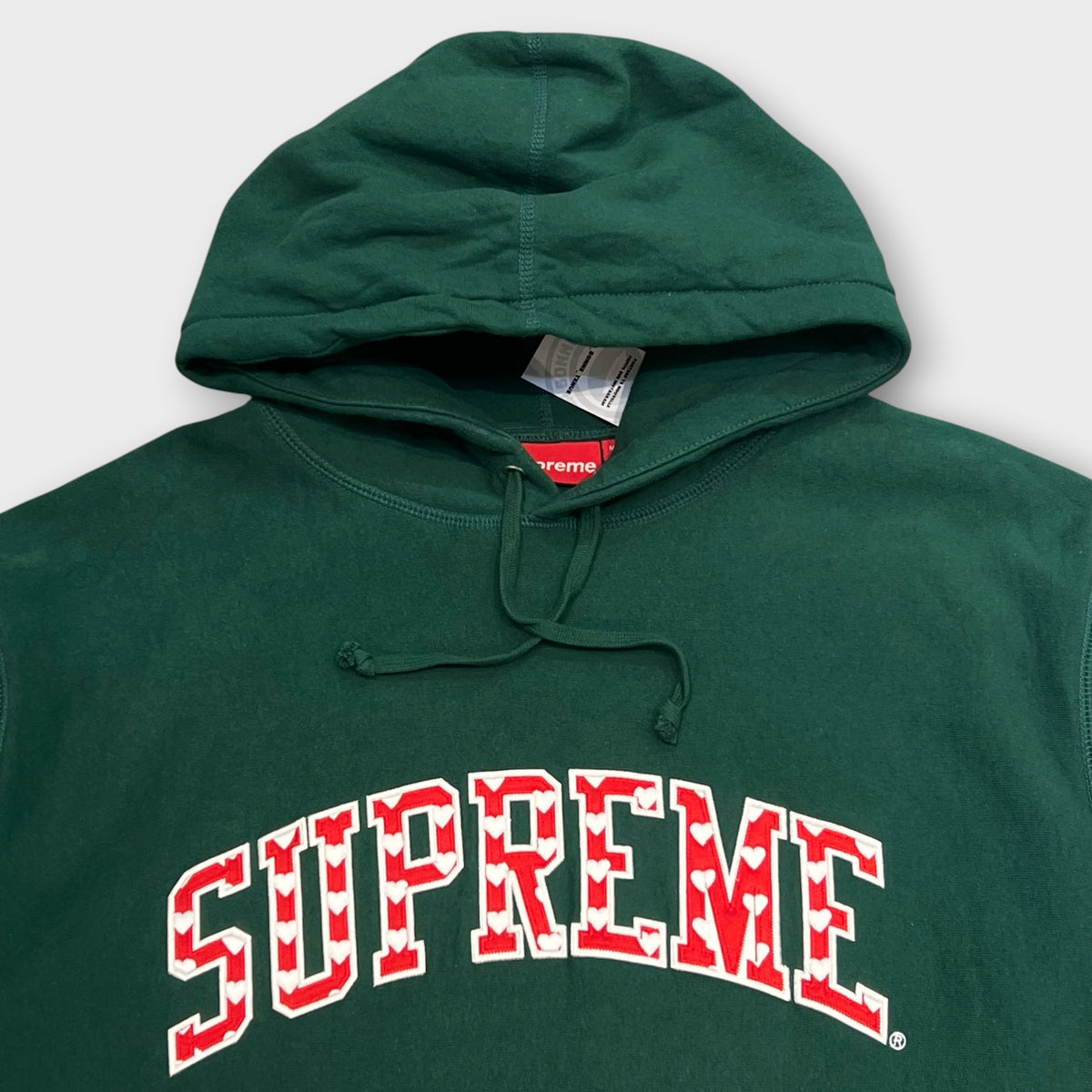 Hoodie Supreme Vert - M