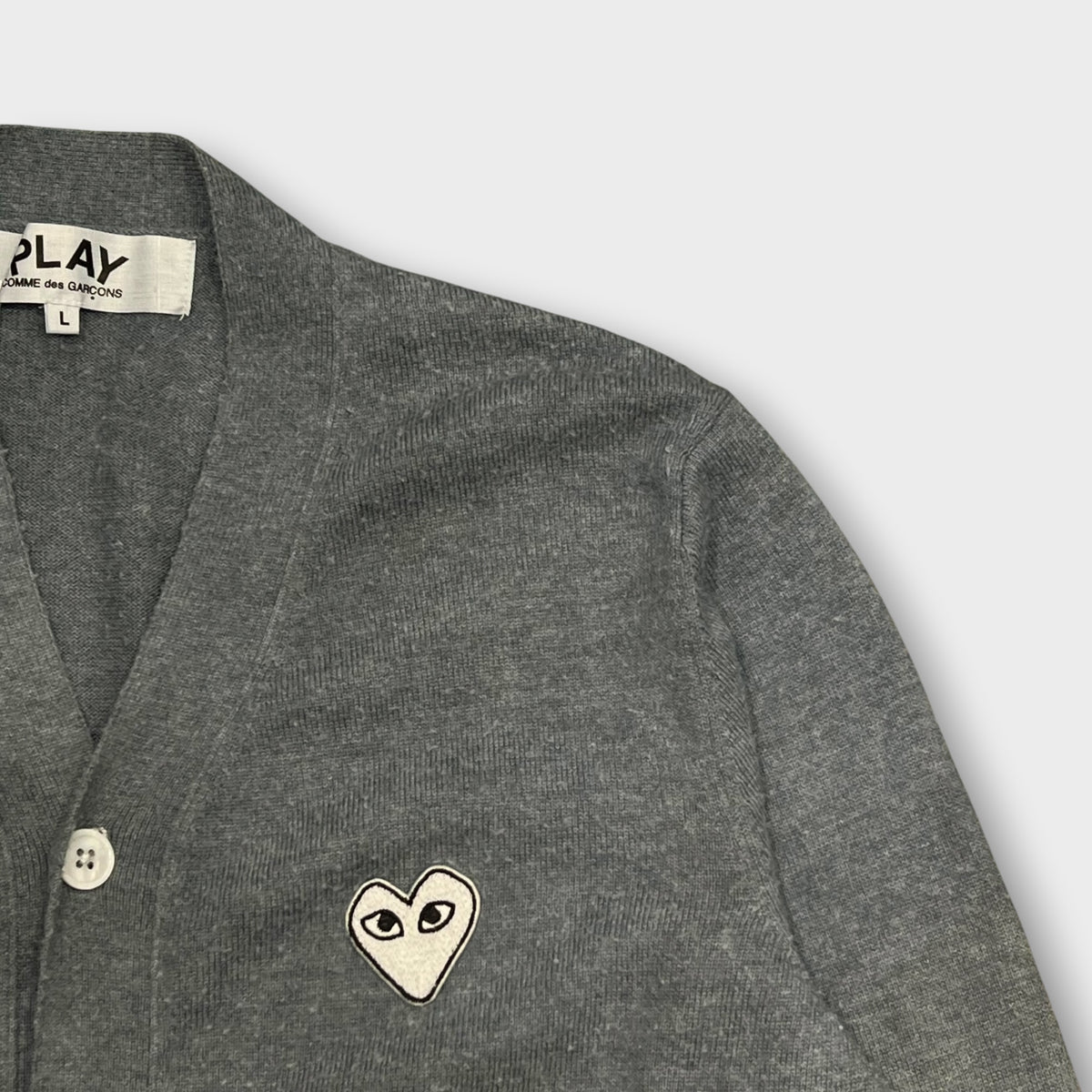 Cardigan Comme Des Garçons Bleu (usé) - L