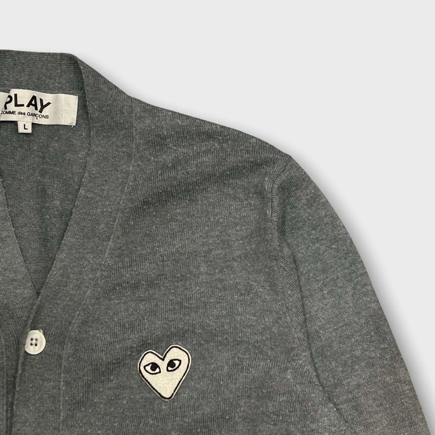Cardigan Comme Des Garçons Bleu (usé) - L