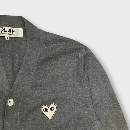 Cardigan Comme Des Garçons Bleu (usé) - L